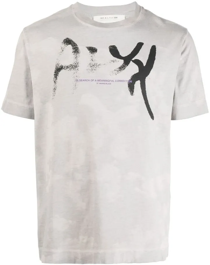 logo-print cotton T-shirt
