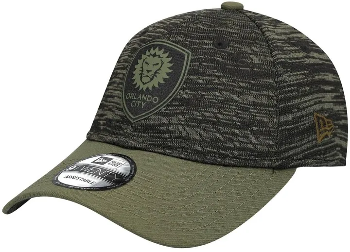 Men's Olive Orlando City Sc Salute To Service 9TWENTY Adjustable Hat