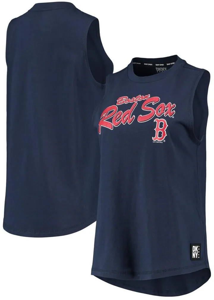 Women's Dkny Sport Navy Boston Red Sox Marcie Tank Top
