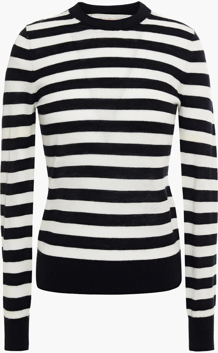 Striped cashmere sweater
