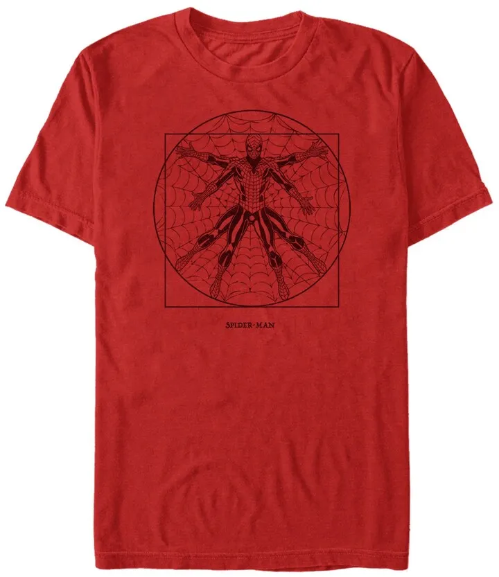 Fifth Sun Men's Vitruvian Spider Short Sleeve Crew T-shirt