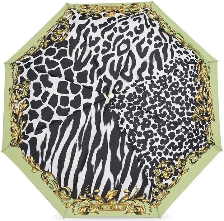 Moschino Animal-Printed Folded Umbrella