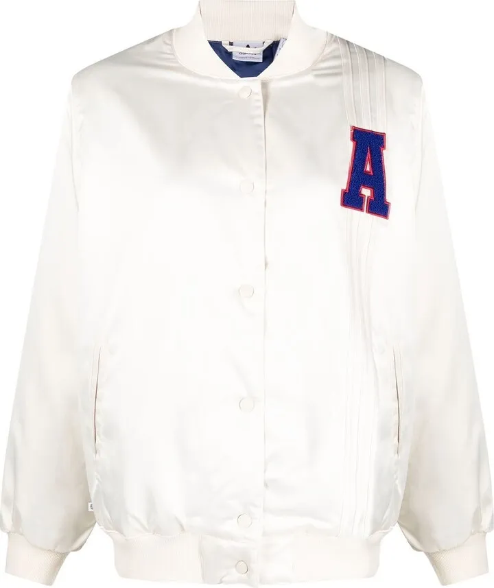 Letter-Patch Bomber Jacket