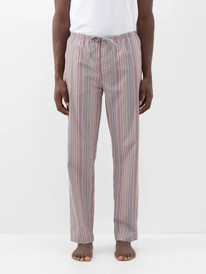 Signature Stripe Cotton Pyjama Trousers