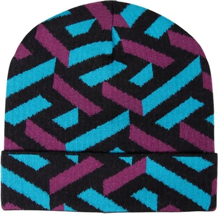 Versace Monogram Knitted Bucket Hat