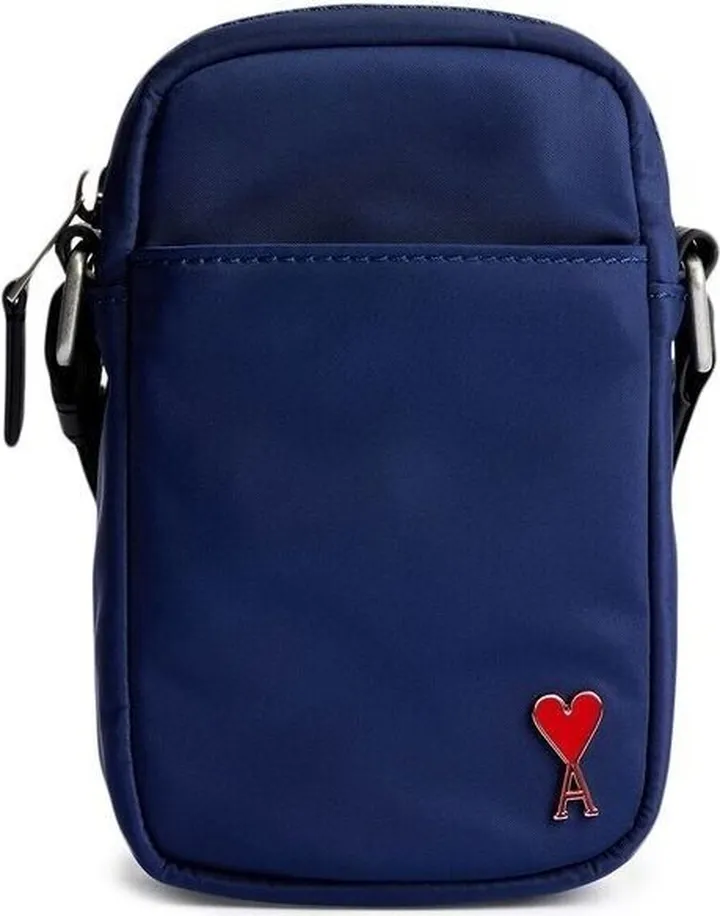 Blue Ami De Coeur Monogram Cross Body Bag