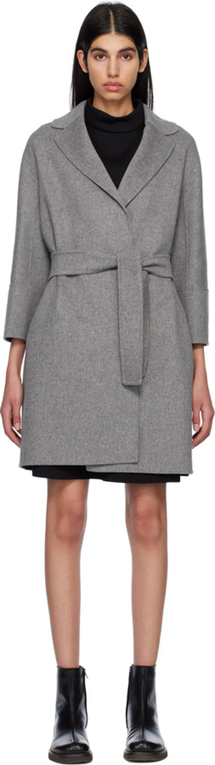 S Max Mara Gray Arona Coat