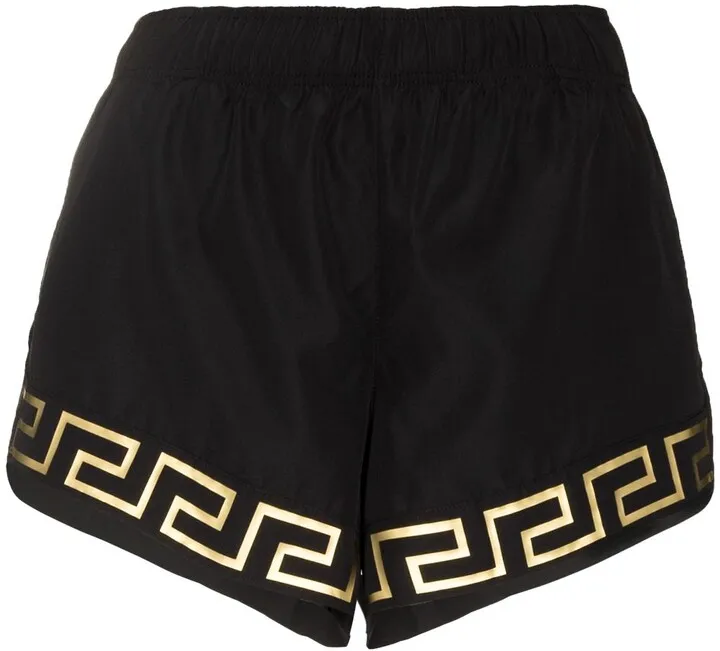 La Greca elasticated-waist running shorts