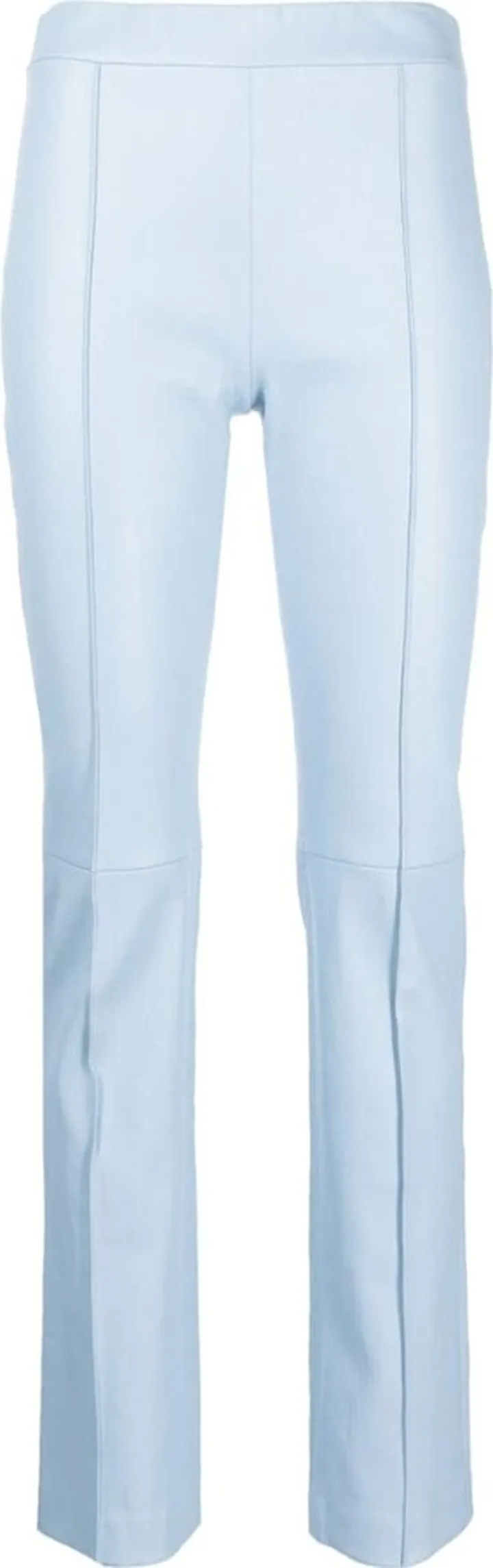 Lambskin Straight-Leg Trousers