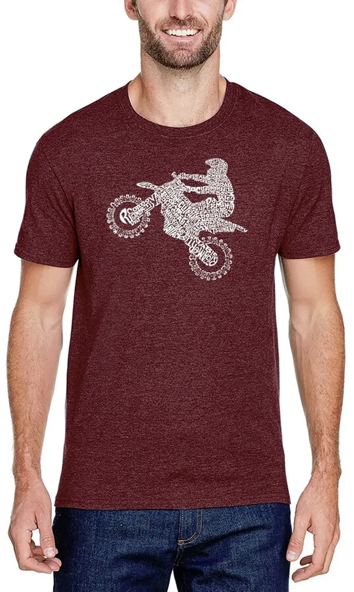 Men's Premium Blend Word Art Freestyle Motocross Fmx T-shirt