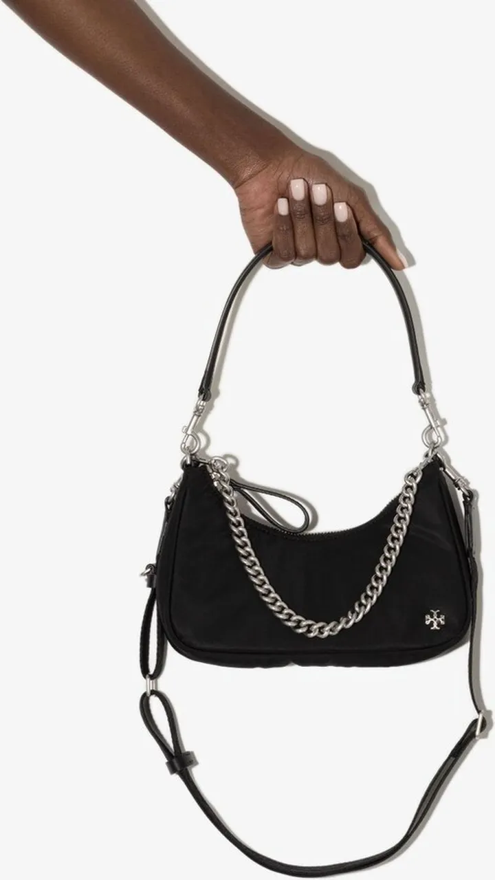 Black Mercer Small Shoulder Bag