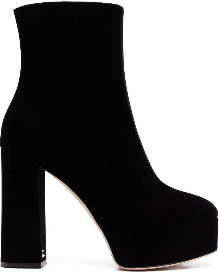 130mm Platform Ankle Boots