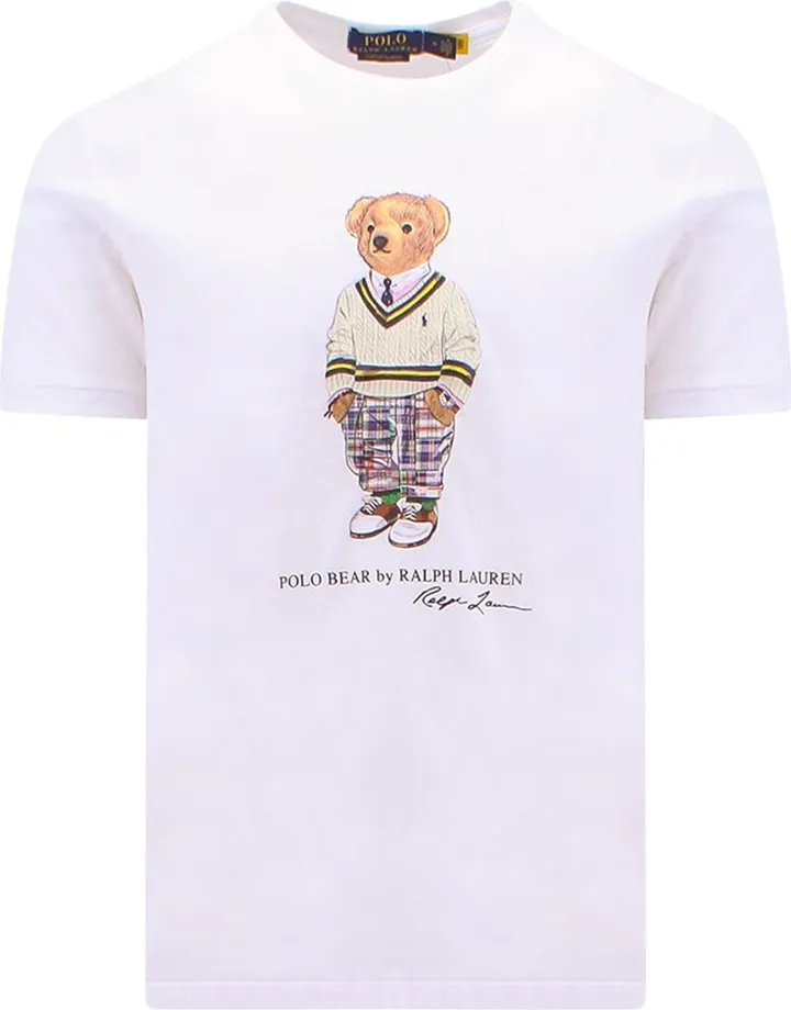 Cotton t-shirt with front logo print