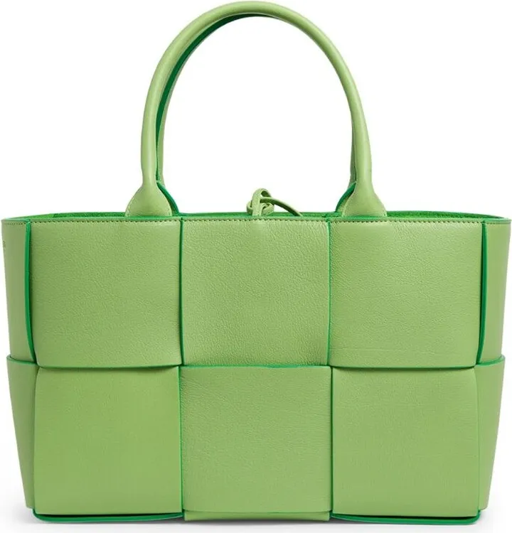 Bottega Veneta Medium Leather Intreccio Arco Tote Bag