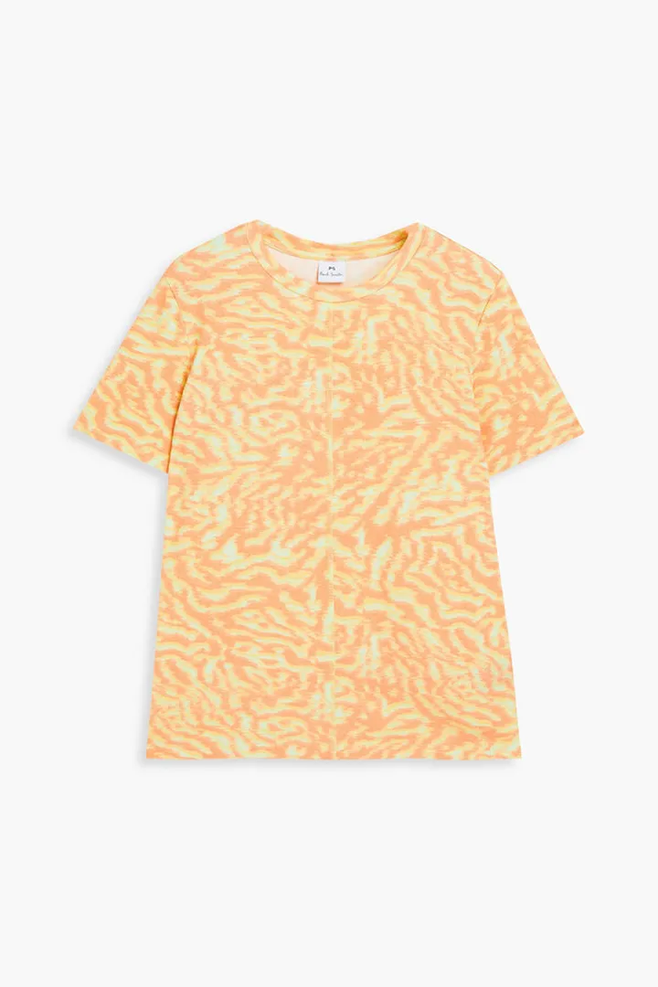 Printed Lyocell-blend jersey T-shirt