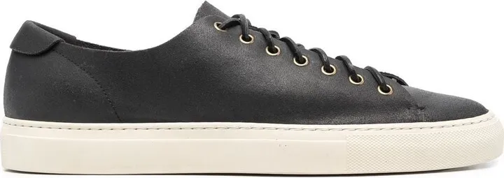 Low-Top Contrasting Sole Trainers