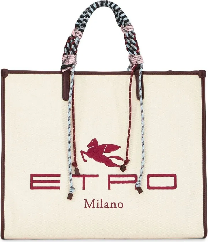 Logo-Embroidered Tote Bag