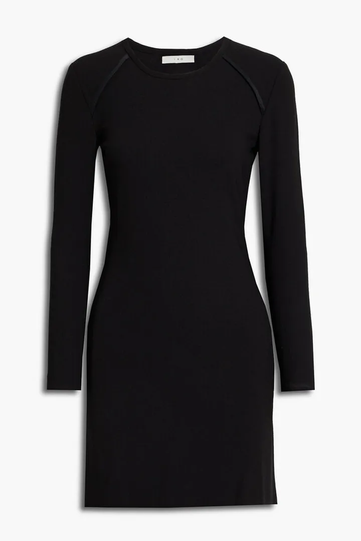Cheryne cutout crepe mini dress