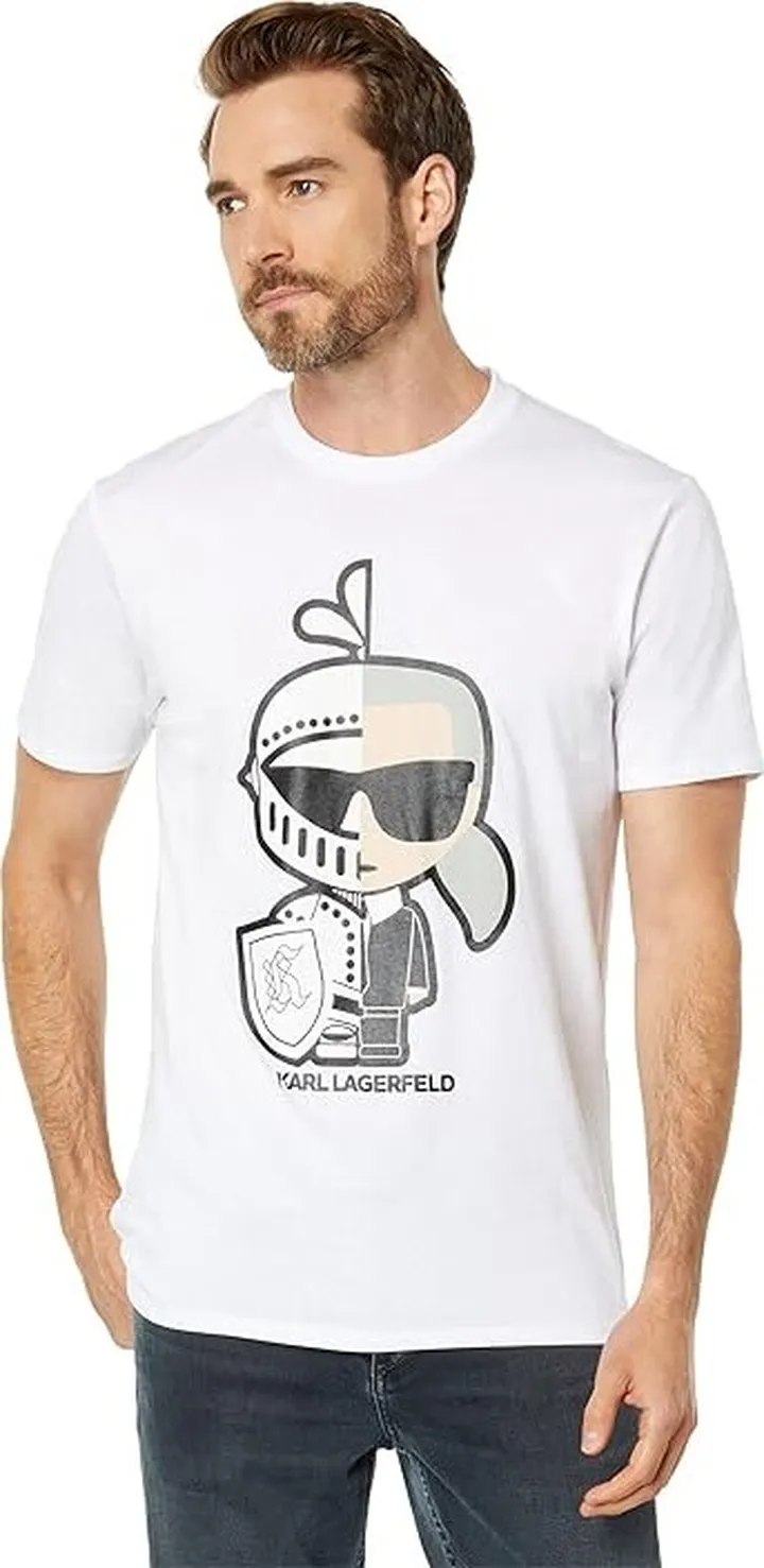 Karl Lagerfeld Paris Split Personality (White) Men's Clothing