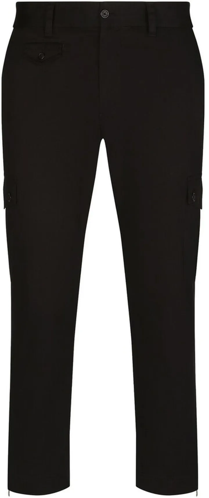 Cropped Cargo Trousers