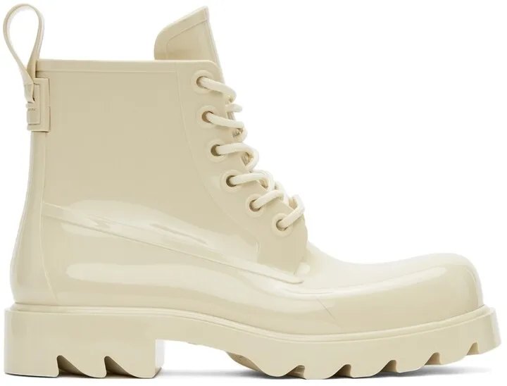 Bottega Veneta Beige Stride Ankle Boots
