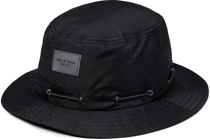 rag & bone Industry Bucket Hat (Black) Caps