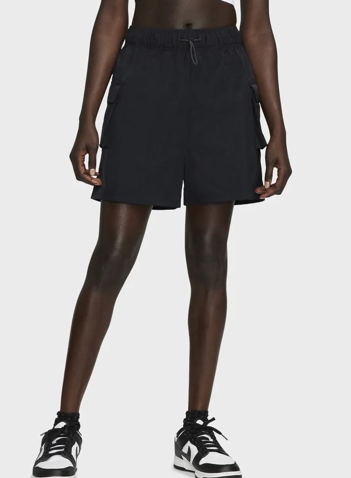 Essential Woven High-Rise Shorts
