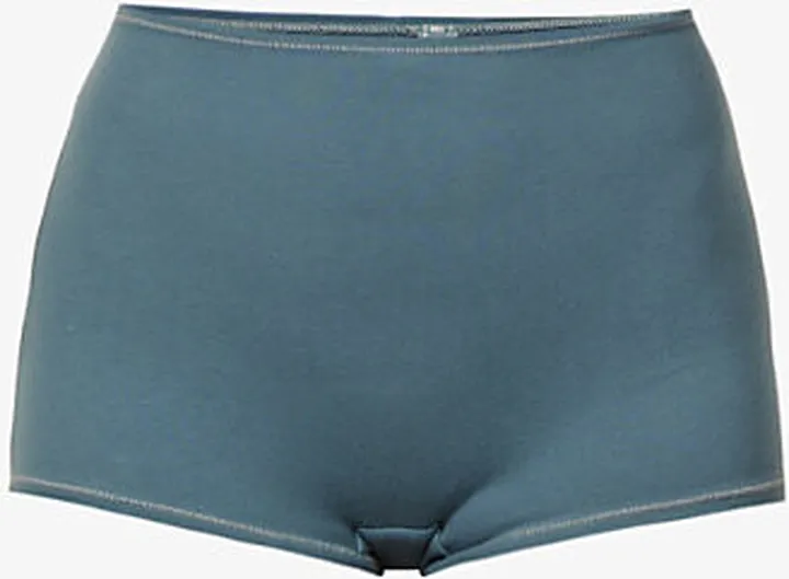 Womens Kyanite High-rise Stretch-cotton boy Shorts