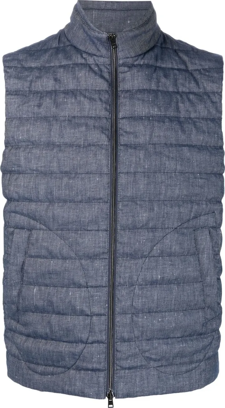 Logo-Patch Padded Gilet