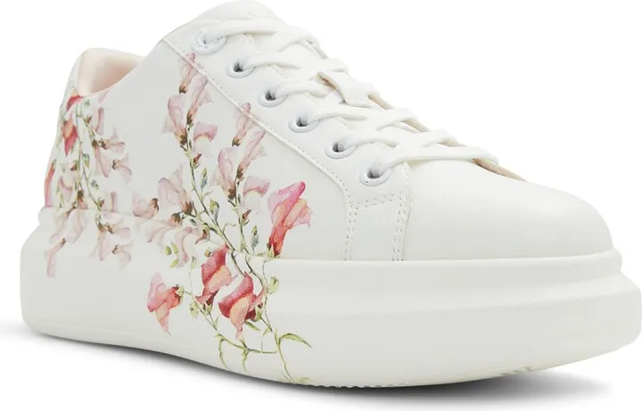 Peono Floral Platform Sneaker