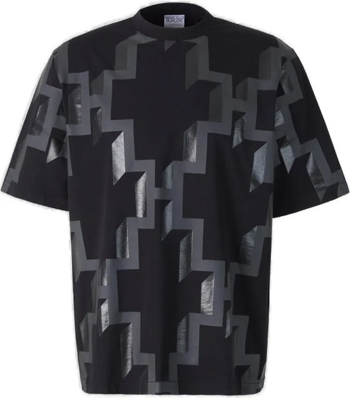 Marcelo Burlon County Of Milan Printed Crewneck T-Shirt