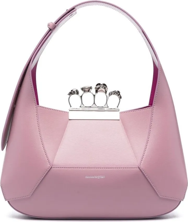 Jewelled Hobo leather tote bag