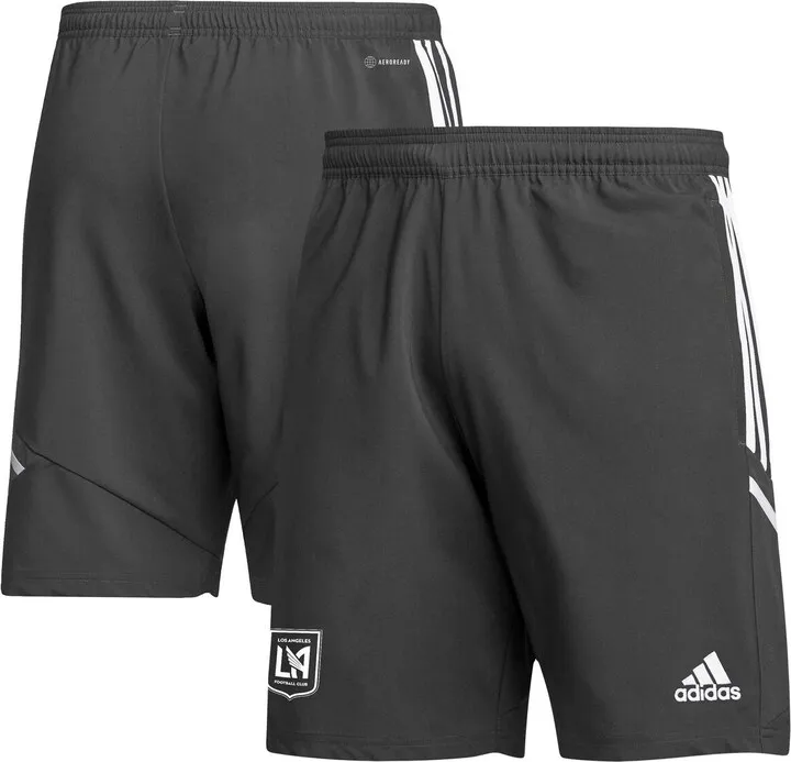 Men's adidas Black Lafc Downtime Aeroready Shorts
