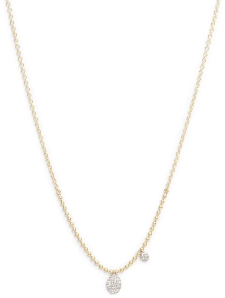 Pavé Diamond Pendant Necklace