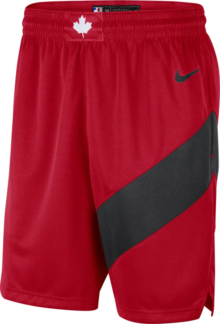 Toronto Raptors Icon Edition 2020 Nike Men's NBA Swingman Shorts in Red