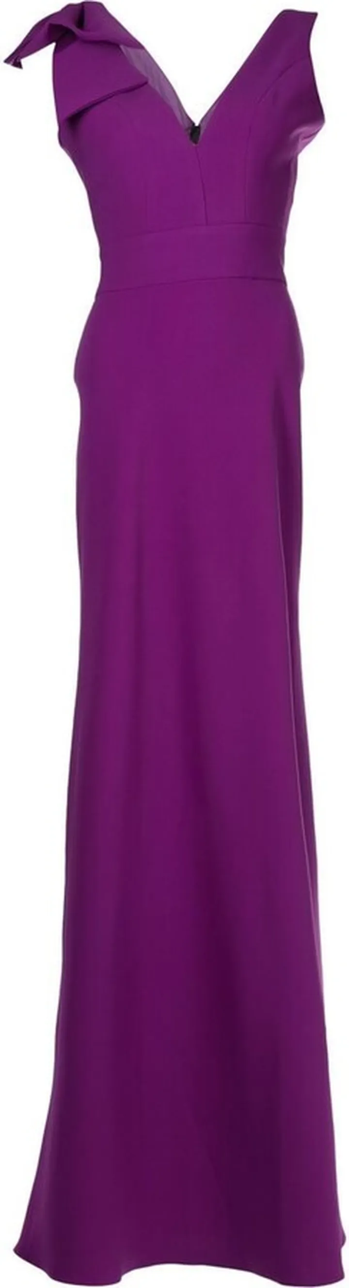 Marianne bow detail gown