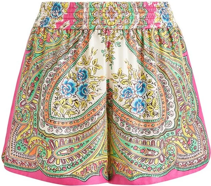 Etro Paisley Printed Elasticated Waistband Shorts
