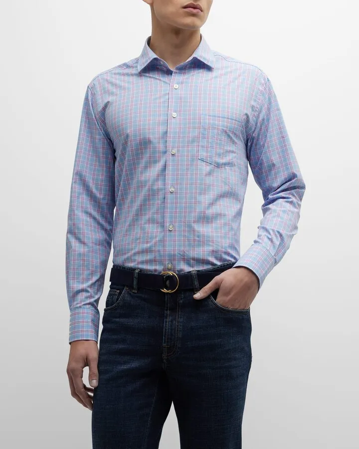 Men's Gene Performance Poplin Pocket Sport Shirt