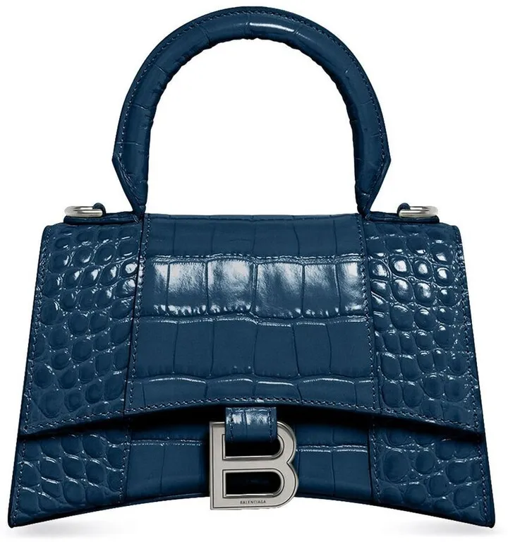 Hourglass mini tote bag