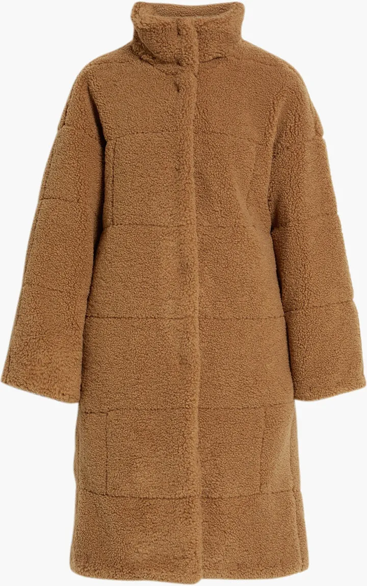 Faux shearling coat