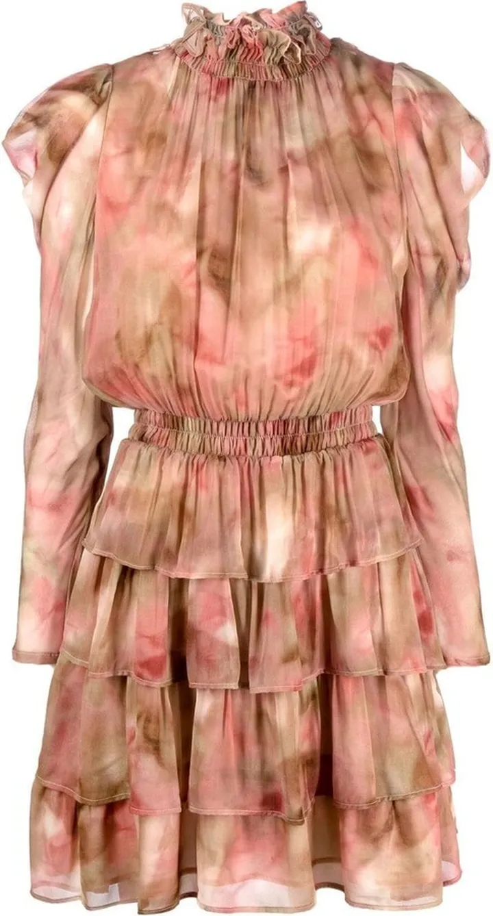 Tie-Dye Ruffle Dress