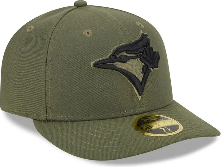 Men's New Era Green Toronto Blue Jays 2023 Armed Forces Day Low Profile 59FIFTY Fitted Hat
