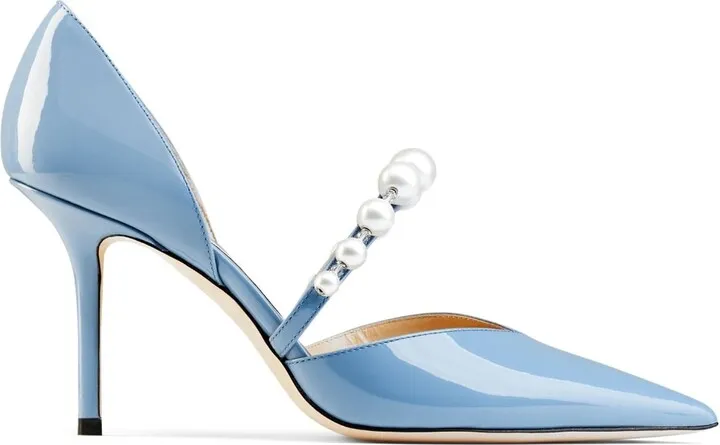 Aurelie 85mm leather pumps