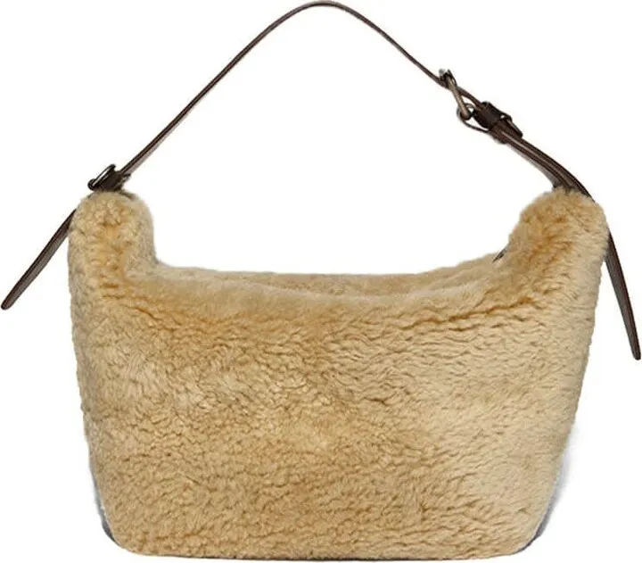 Wood Lover Beige Shoulder Bag Dsquared2