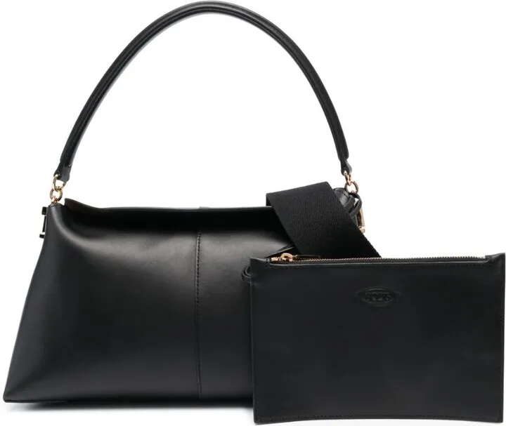 Black Leather Shoulder Bag