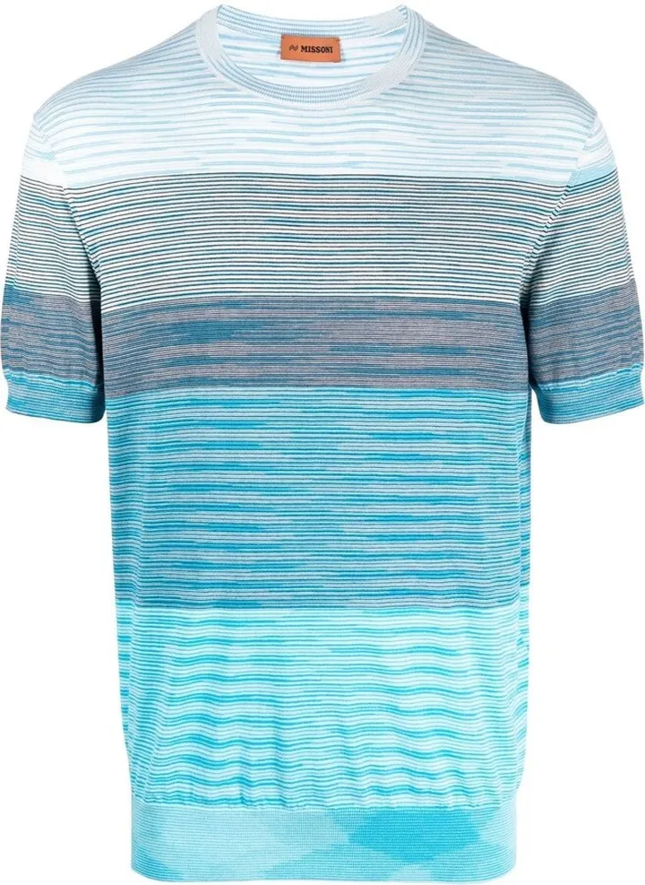 striped cotton T-shirt