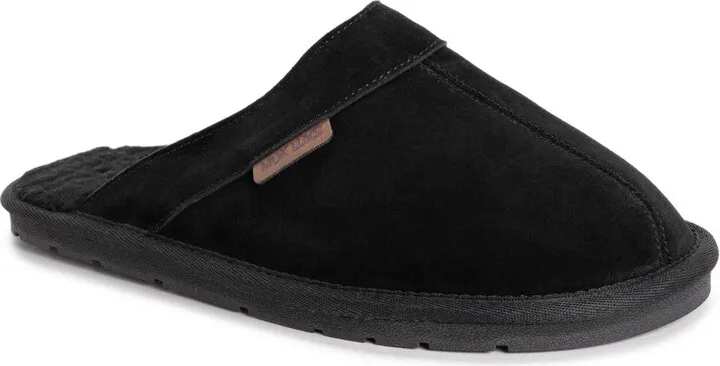 MUK LUKS Men's Abbott Slipper-Ebony 11