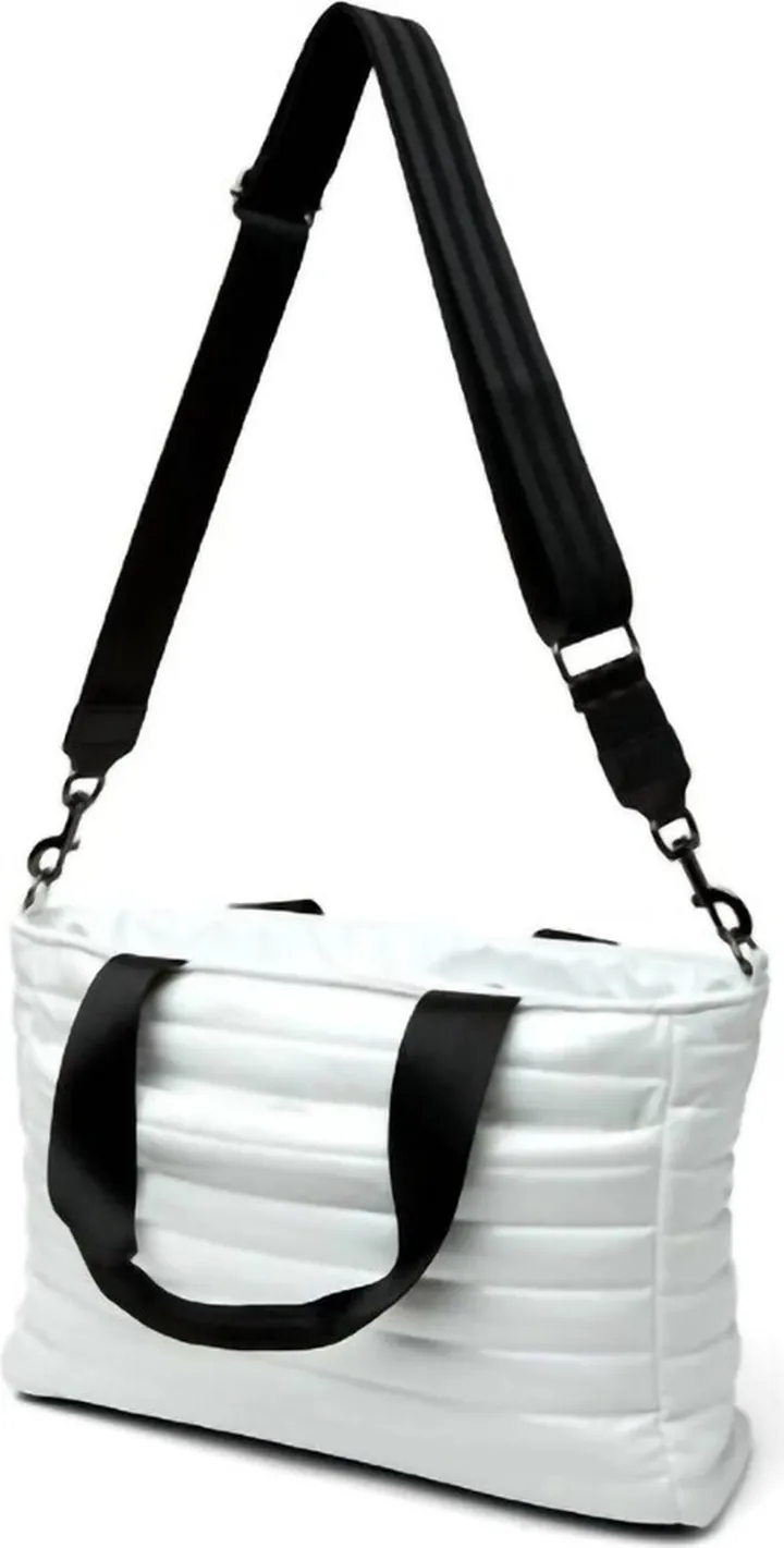 Biba Tote in White Patent