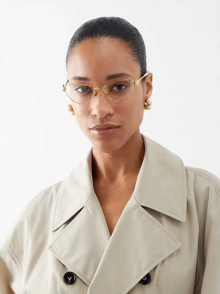 Cat-eye Metal Glasses
