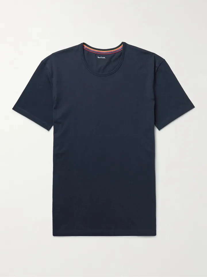 Slim-Fit Logo-Appliquéd Cotton-Jersey T-Shirt